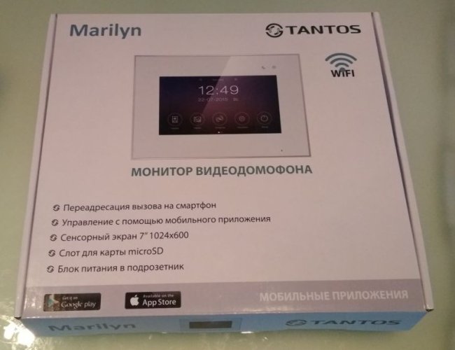 Домофон с перенаправлением вызова на смартфон Tantos Marilyn - «Умный Дом и решения»